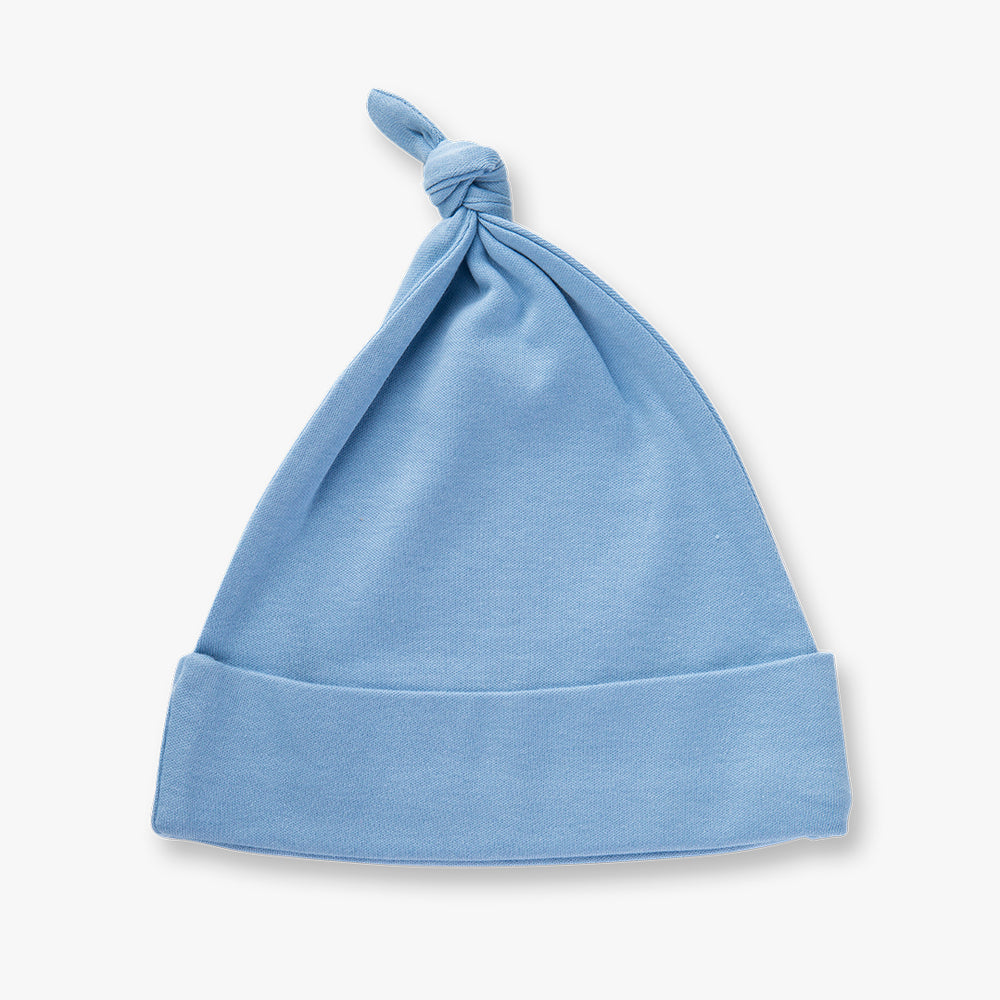 Little Boy Blue Knotted Hat - Sapling Child Australia