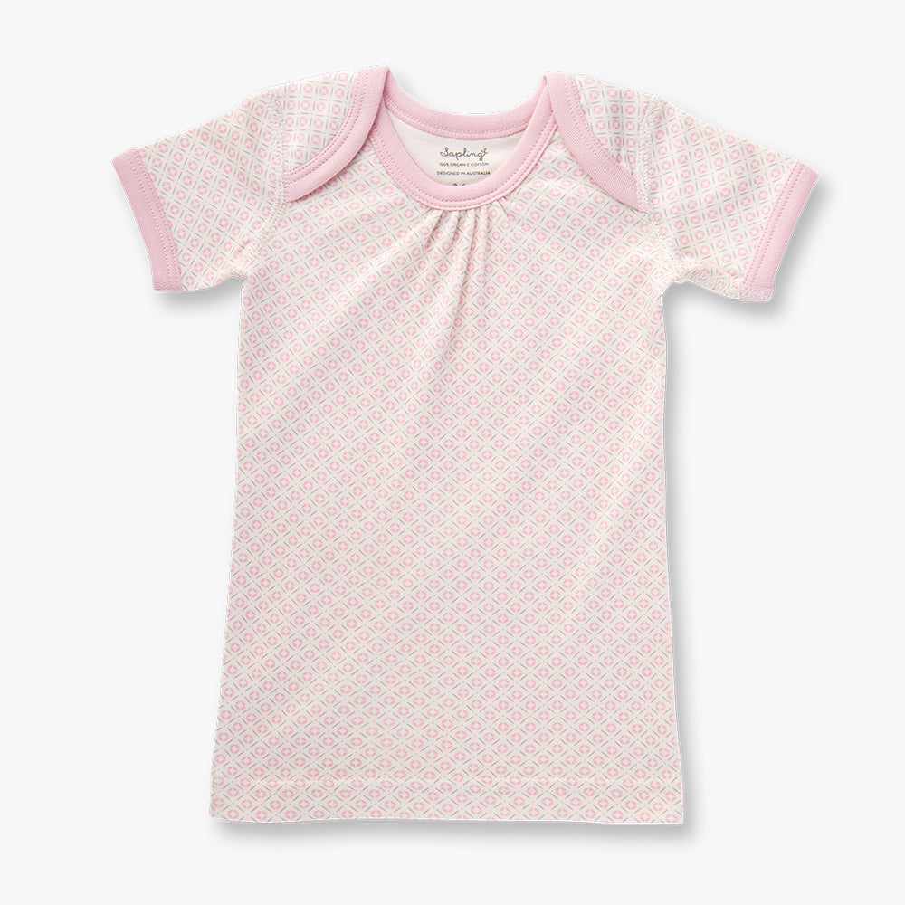 Dusty Pink Short Sleeve T-Shirt - Sapling Child Australia