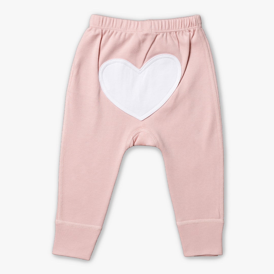 Dune Flower Pink Heart Pants - Sapling Child Australia