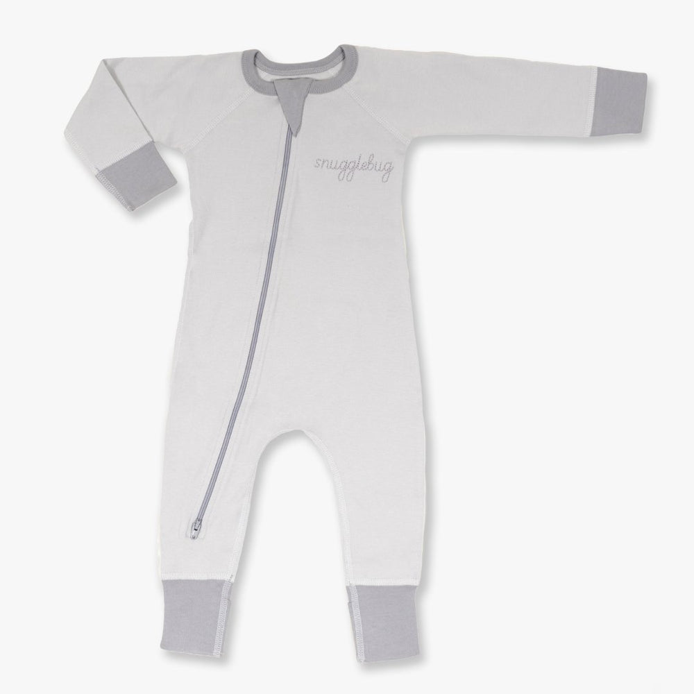 Grey Snugglebug Zip Romper - Sapling Child Australia